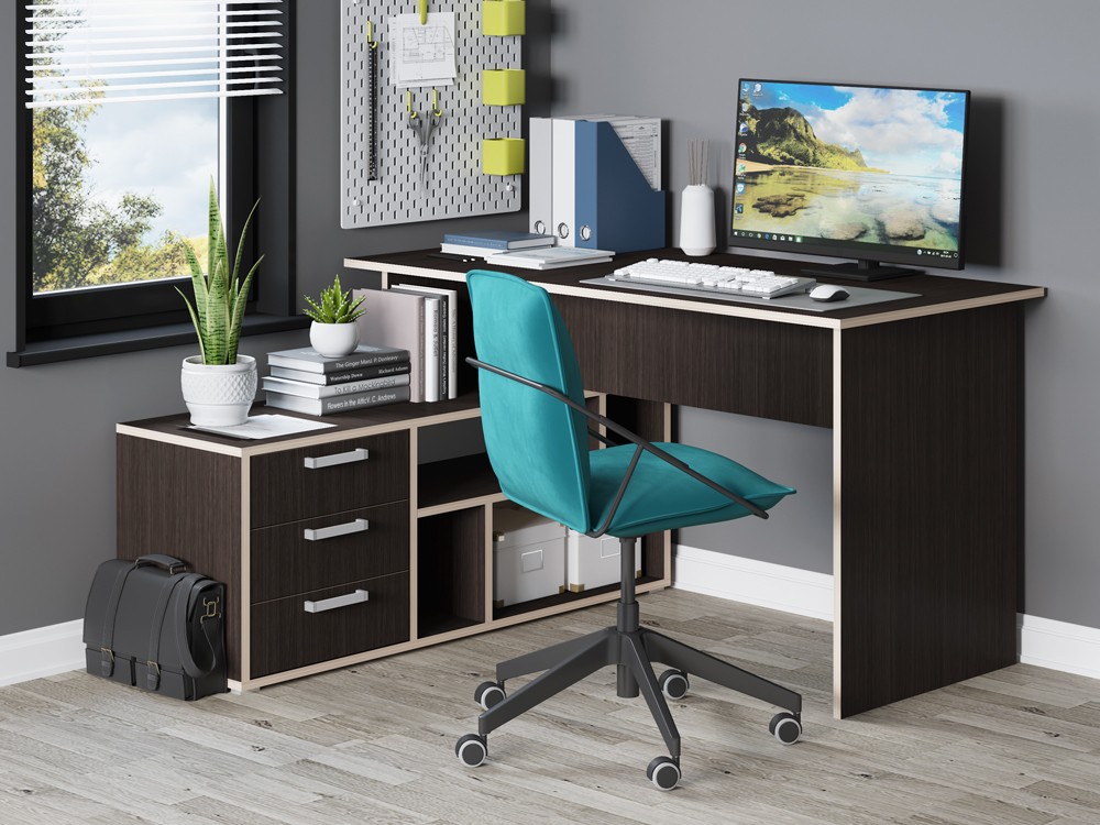  Стол Компьютерный Боско СК-11 (Ш-1400 х В-800 х Г-1200 мм)/Разные Цвета