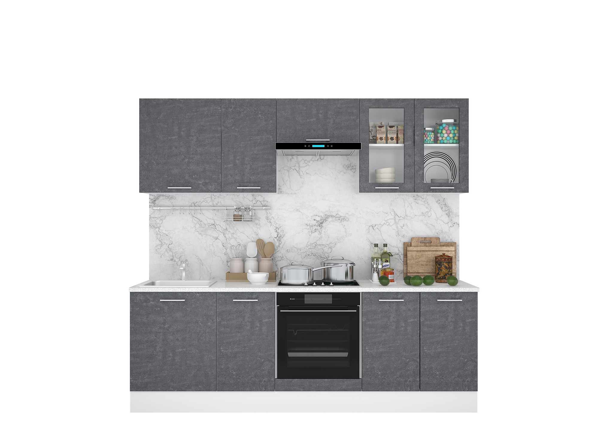 Кухонный Гарнитур Лофт 2400 мм/Разные Цвета