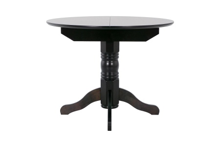 Стол раздвижной с круглой крышкой венге