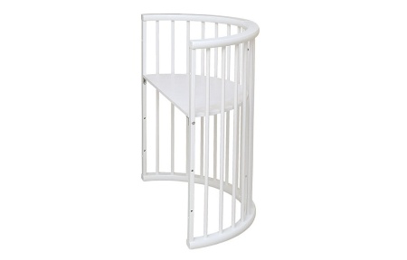 Детская Кровать-Трансформер Массив+МДФ Белая Малыш/Разные Цвета Ш-1270 х В-875 мм